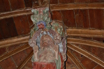 an der Kirchendecke