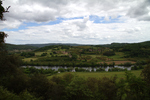 Blick Richtung S&uuml;den auf die Dordogne