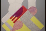 Hans Ticha - Spieler pointillistisch II