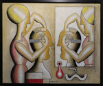 Hans Ticha - Friseuse II